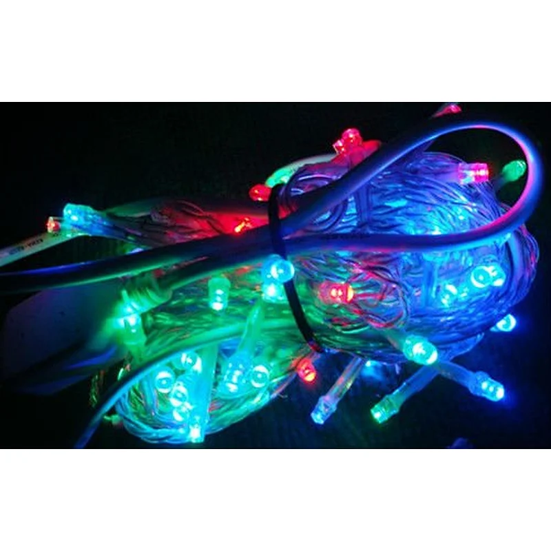 LED String Light purple 10M 20M 30M 50M 100M  Xmas Holiday Light Waterproof Christmas Lights Indoor Outdoor  Colors Decoration