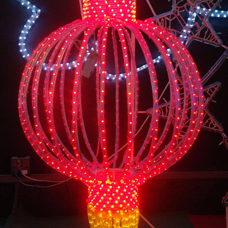2D lanterns   Customized for each festival  holiday  Outdoor waterproof landscape decoration  led motif light