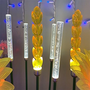 Garden f  starburst firefly swaying  courtyard landscape home pathway decoration waterproof    crystal  led lights