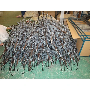 LED TRANSPARENT PVC  COVER AND IRON BRANCH TREE LIGHT CHERRY BLOSSOM OUTDOOR LIGHTING TREE