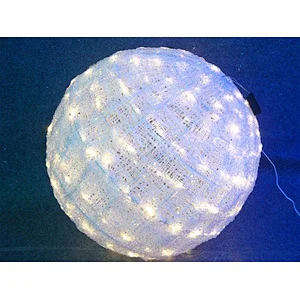 STARKING  3ft 4ft 5ft custom  3D LED Outdoor Christmas Ball Sphere Motif Lights for Lawn Decoration