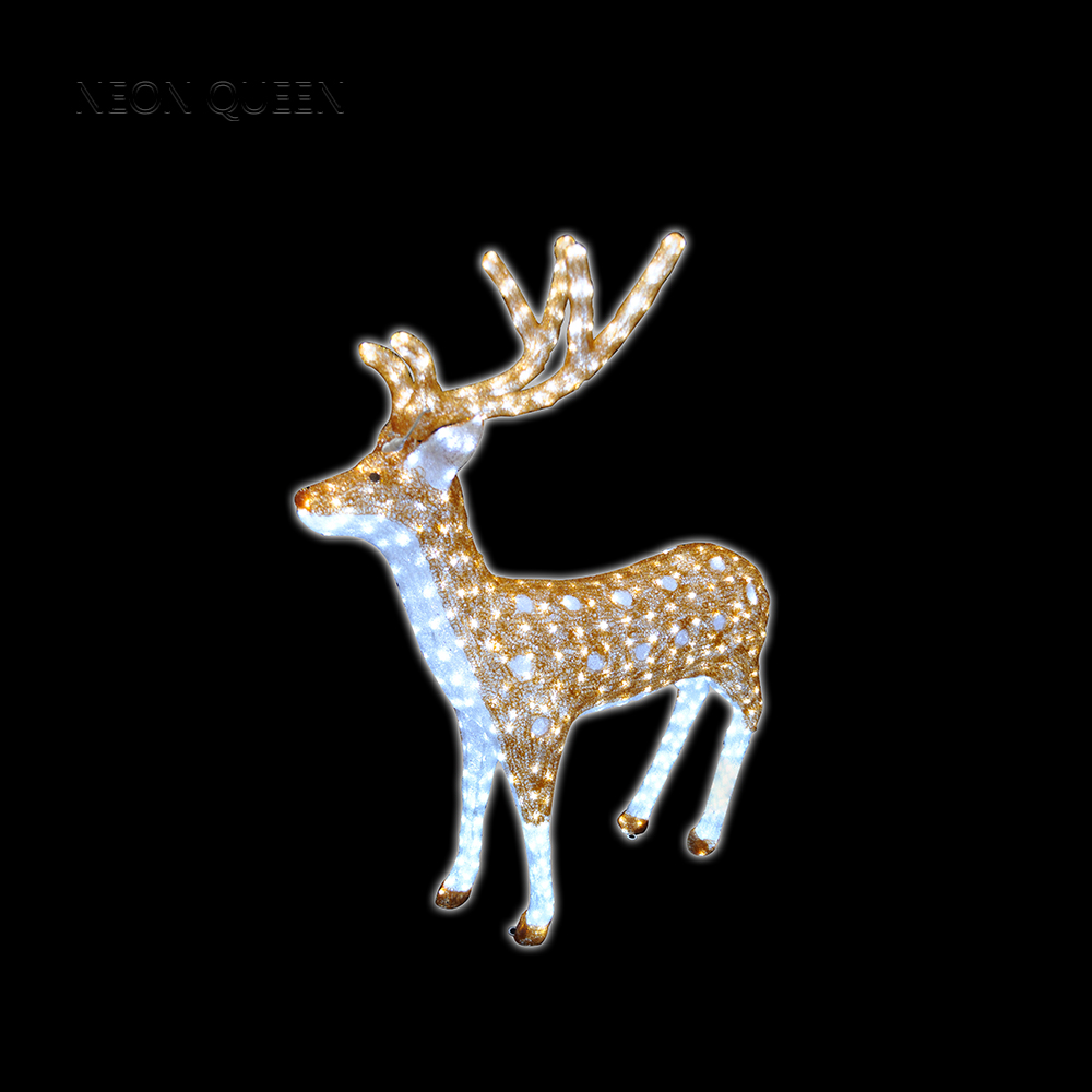 warm white indoor use Christmas led decoration holiday appliance deer acrylic light