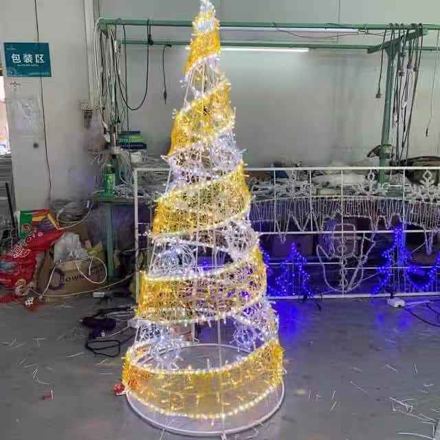 3D  Outdoor water  proof Christmas Tree shape  Holiday   Halloween landscape decoration  led motif light