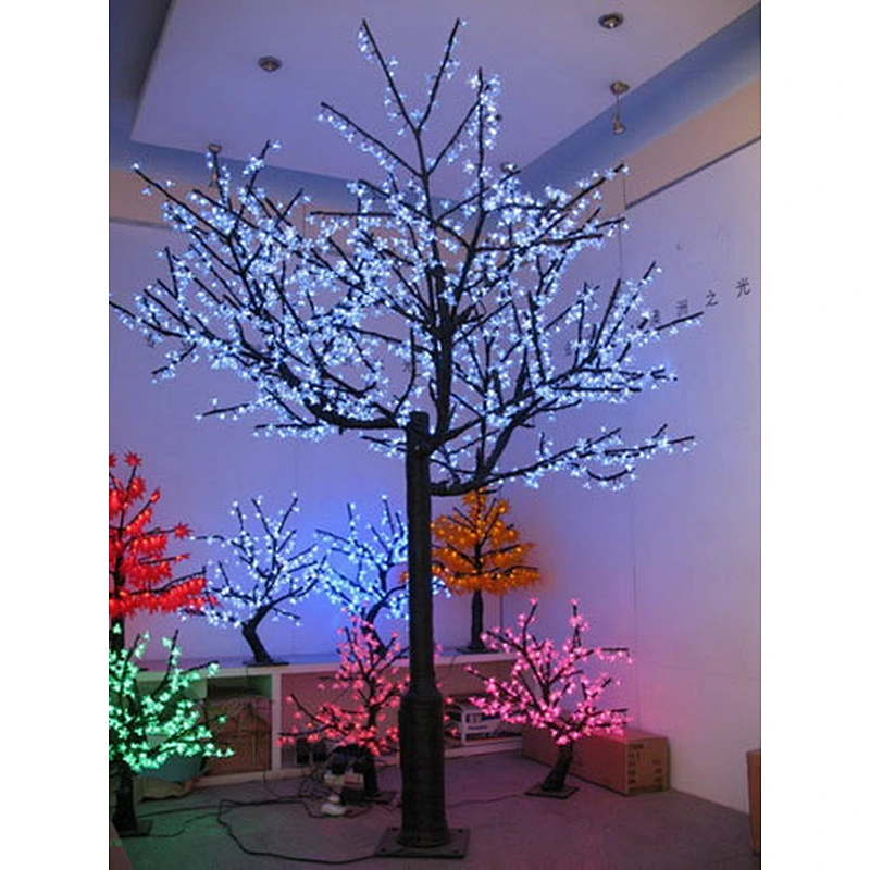 3 meter Realistic Artificial Natural Looking LED Lighted Coconut Palm Colour Changing Solar Christmas led bonsai tree light