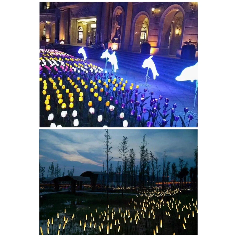 Outdoor Simulation Ear of wheat Park Landscape Courtyard Decoration Led  Light