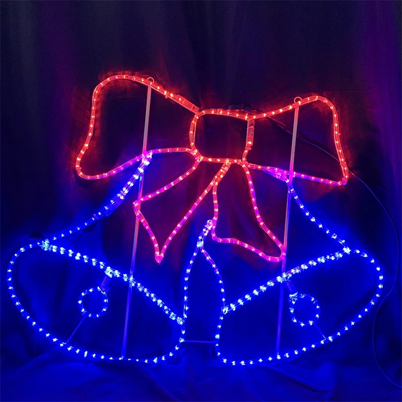 Customizable   2D hanging LED  The knight  motif light  for  Christmas holiday  Indoor and outdoor