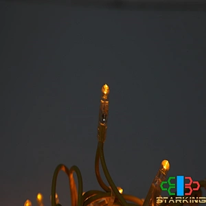 2021 Hot Sale IP20 IP44 IP65 Outdoor Decorations 12M180 LEDS Rubber Wire String Light