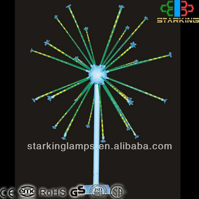SARKING color changing digital meteor shower rain lights fireworks garland led motif light