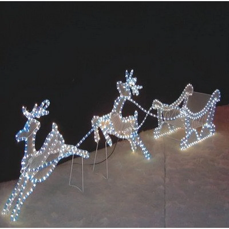 STARKING Outdoor Festive Christmas Across Street LED Decoration 3d Umbrella Motif Lights