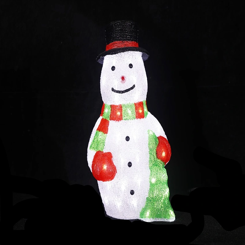 3D best-selling Factory direct wholesale Christmas outdoor waterproof decorative LED  Santa Claus Sculpture motif  light
