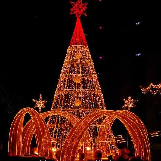 STARKING Christmas 3d Tree Lights Led  outdoor  Giant Christmas Decorative Tree Led Motif Lights
