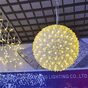 Ball lanterns Factory Direct  LED  Outdoor Rain ball Hanging Tree Ball Lamp Holiday Christmas Garden