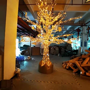 New style Golden tree  Large outdoor cold-resistant waterproof landscape decoration string light