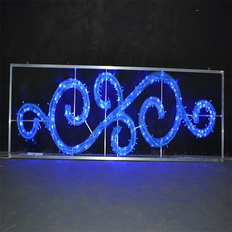 High quality LED Christmas motif light 400*120cm Ip65 street motif light