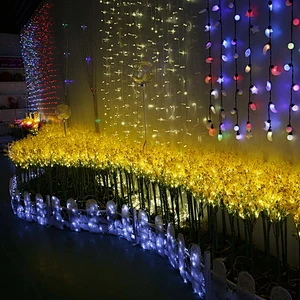Simulation reed The factory Outdoor garden Courtyard landscape  Decoration Park Landscape Led reed flower  backyard lights