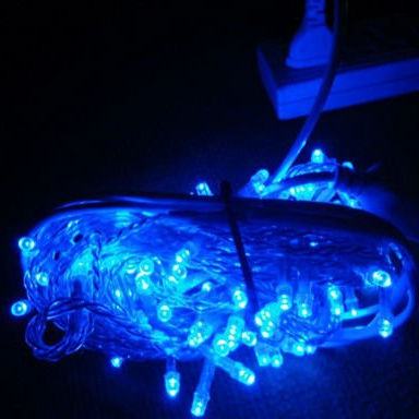 Flashing blue  LED String Lights 10M 220V 110V Christmas Xmas Wedding Party Decorations Garland Lighting Christmas light