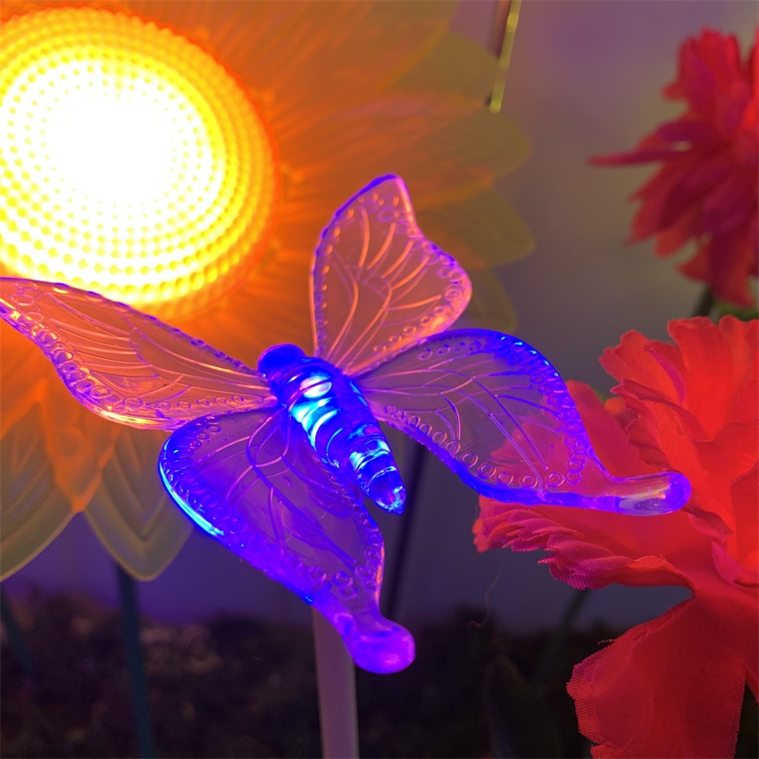 Multi - style selection simulation  butterfly plant Garden courtyard landscape home pathway decoration wholesale led lights