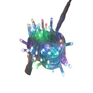 RGB Transparent PVC wire  Garland Outdoor Waterproof Holiday String For Christmas wedding decoration fairy LED light