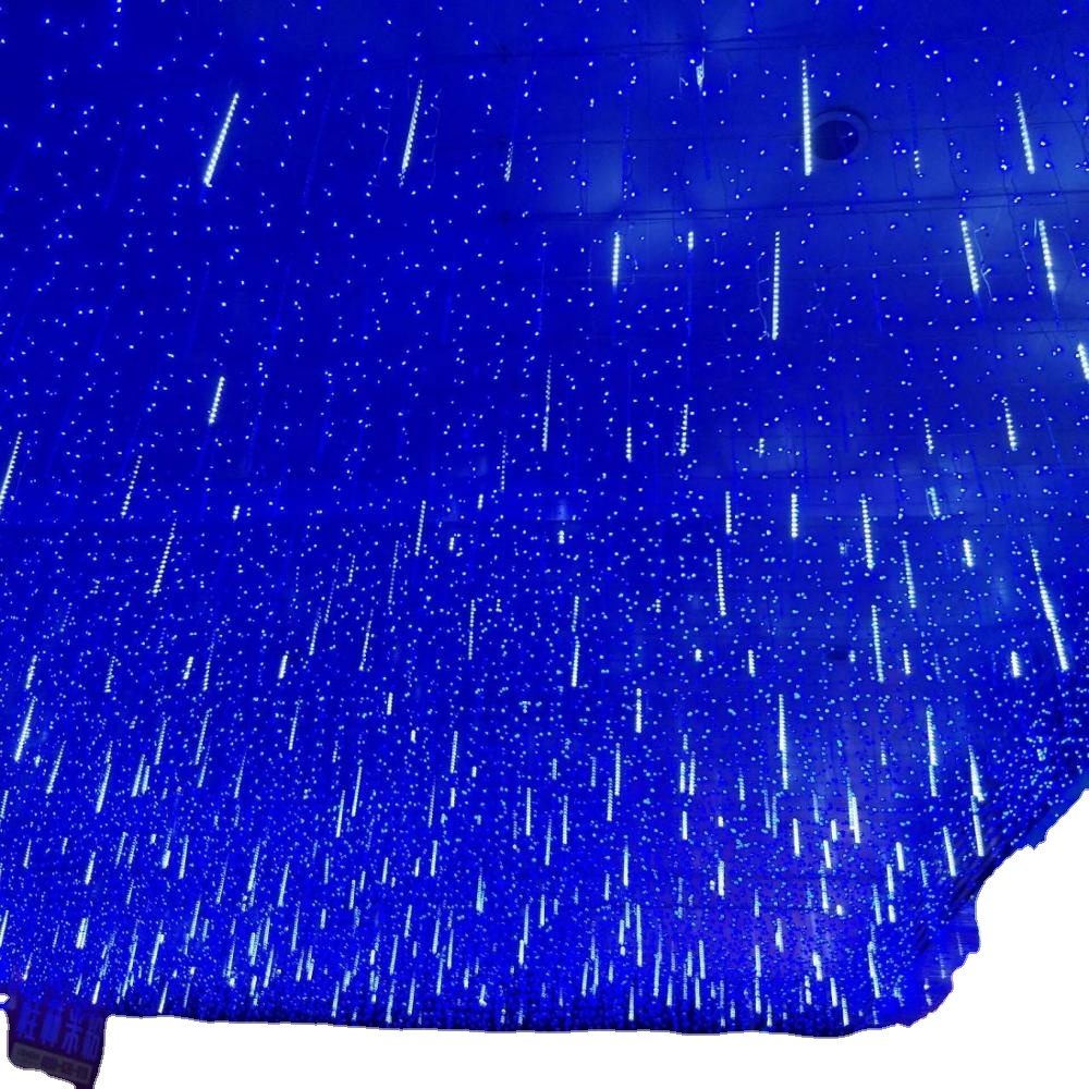 Meteor Rain drop shower  dazzling color  ground Park Landscape Courtyard tree ornament Decoration wholesale Led  Light