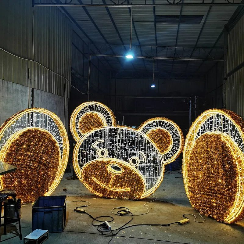 Decoracion de eventos luces de  con motivos navidenos para uso comercial al aire libre