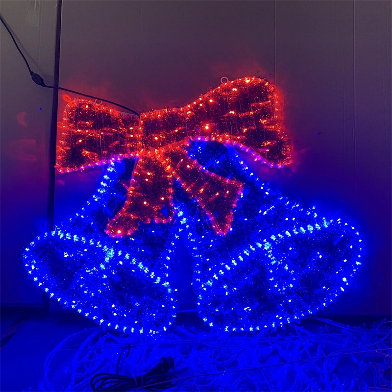 STARKING Outdoor landscape decoration  2D Santa motif light rope light christmas