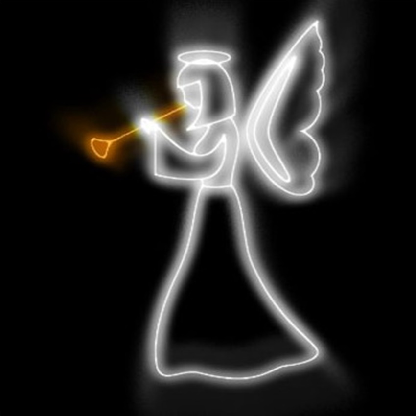New product angel motif light for christmas decoration