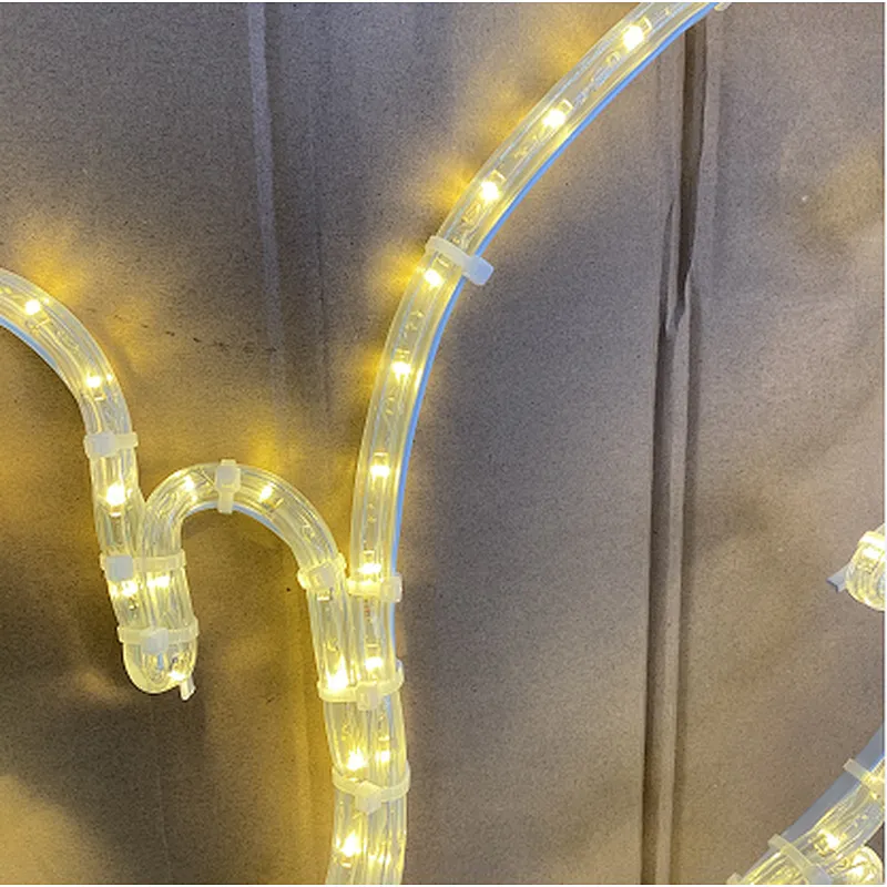 2D  pigeon led rope lights iron /aluminum frame outdoor motif  for Christmas decoration IP65 waterproof steady lights