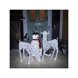 3D The cow  New Year Holiday  ornaments LED Sculpture motif light  customized landscape luminous  decoration