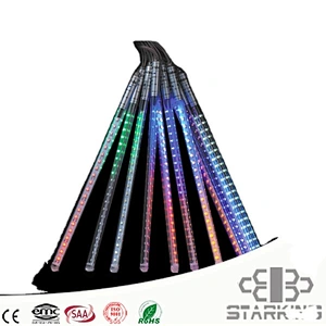 Meteor Rain drop shower  dazzling color  ground Park Landscape Courtyard tree ornament Decoration wholesale Led  Light