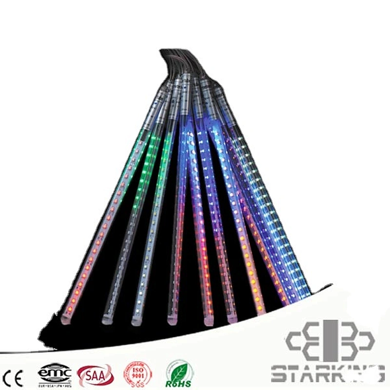 Meteor Rain drop shower  dazzling color  ground Park Landscape Courtyard tree ornament Decoration wholesale Led  Light
