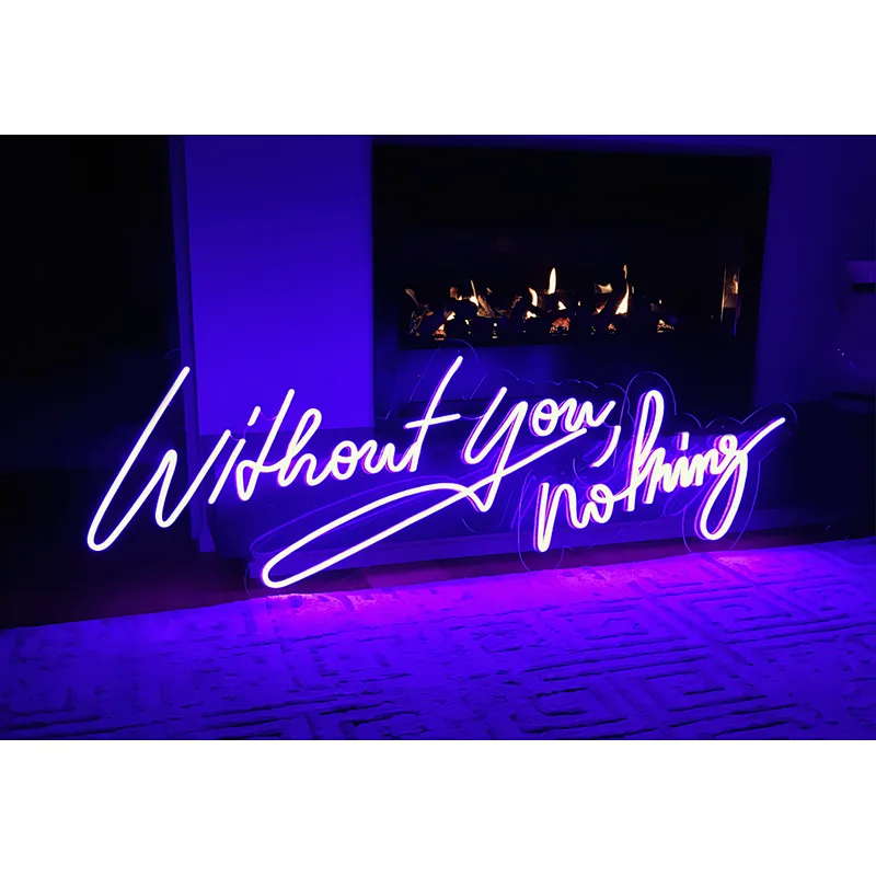 Diy  Outdoor Waterproof Customized Acrylic Led LNeon Sign Letter Light For Room Birthday Wedding Home Party Decoration