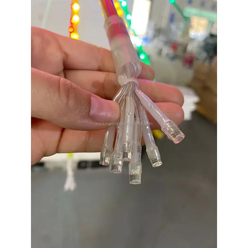 2m height LED firework light outdoor decoration light