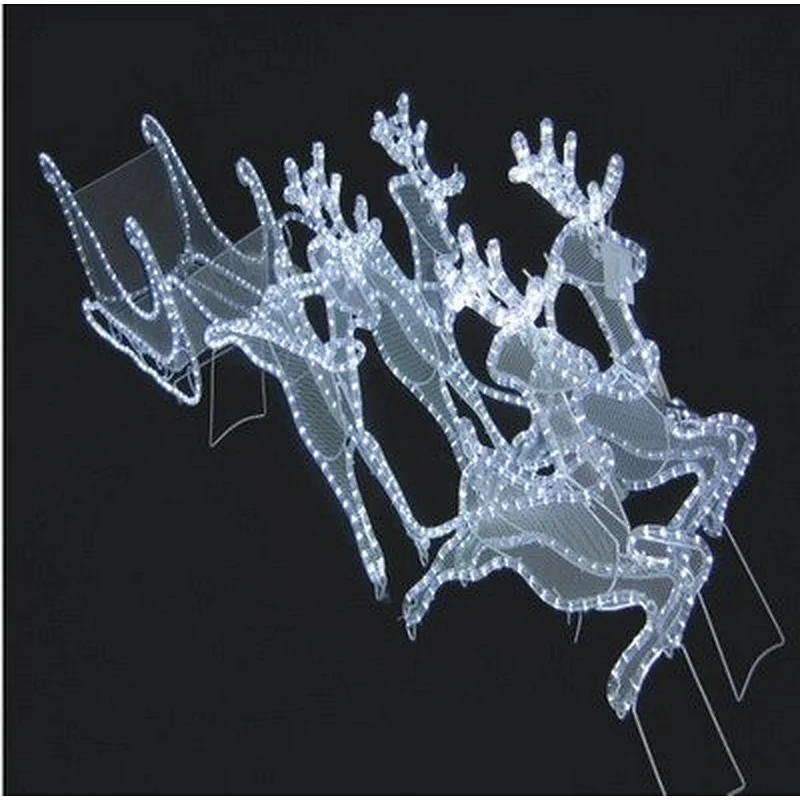 STARKING Outdoor Festive Christmas Across Street LED Decoration 3d Umbrella Motif Lights