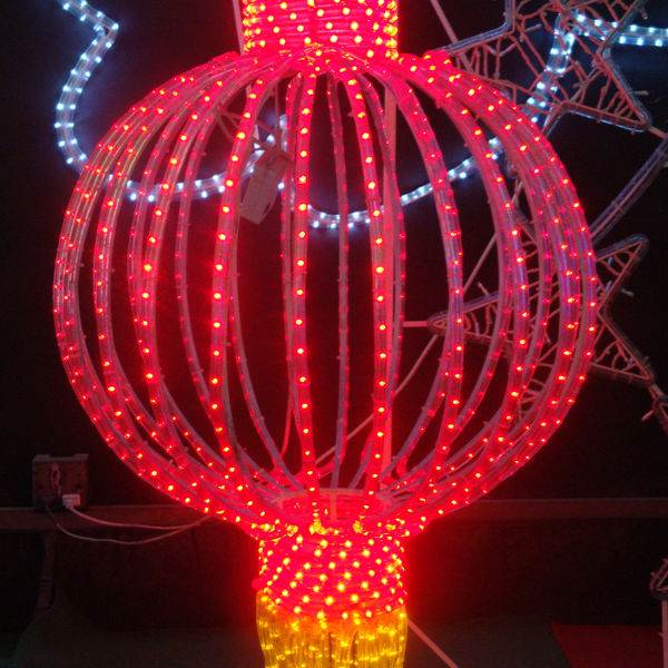 3D lanterns   Customized for each festival  holiday  Outdoor waterproof landscape decoration  led motif light