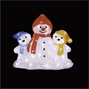 Factory Outdoor led 3d sculpture Santa Claus deer motif christmas light Plush Animals Reindeer Motif Light