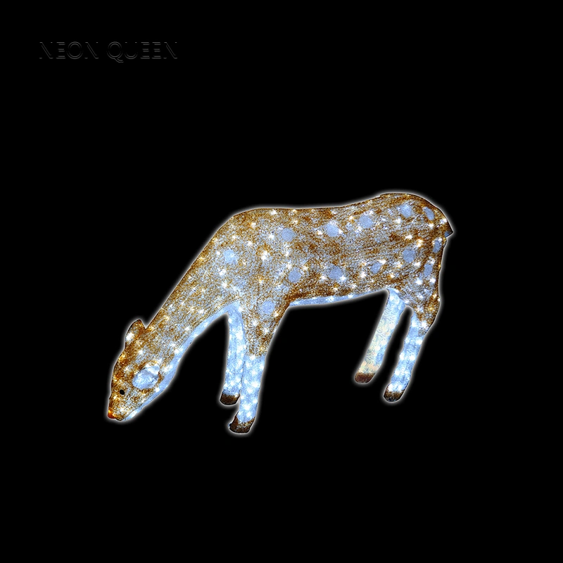 warm white indoor use Christmas led decoration holiday appliance deer acrylic light