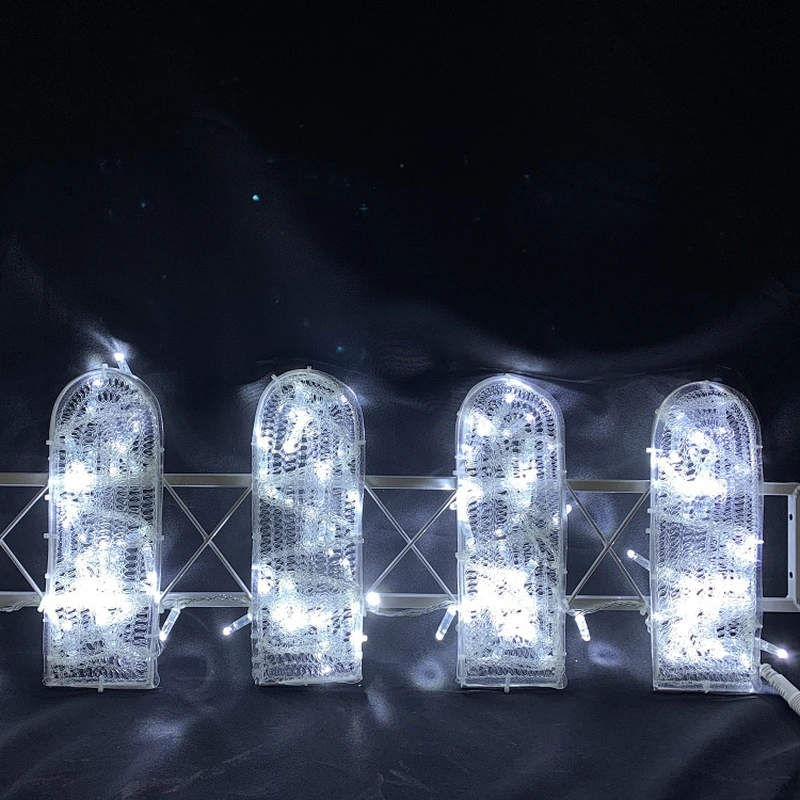 luminous  barrier Garden courtyard landscape home pathway decoration waterproof  led flower stand lights