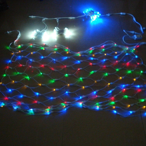 STARKING Outdoor led seven color Sync digital smart curtain fishing dmx led net light for Christmas