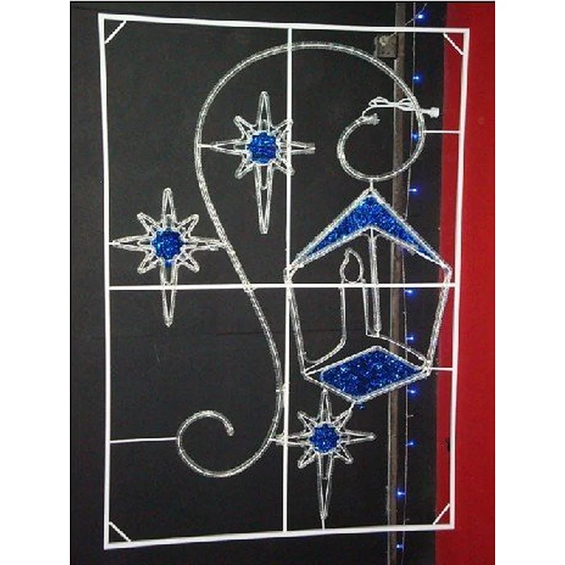 STARKING  DECOR Holiday Outdoor 2d Led Pole Motif Light For Street Decoration
