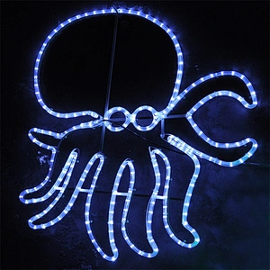 2D outdoor waterproof luminous Blue light Landscape decoration  undersea creatures theme motif LED light wholesale