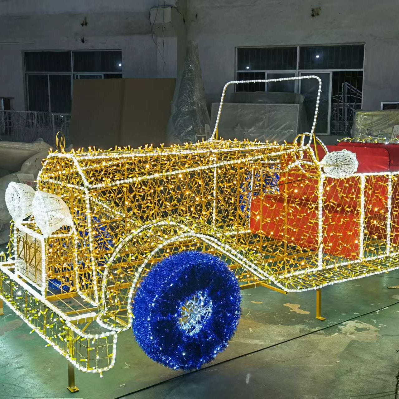 STARKING Customize  3D car  Motif Decoration  Large Light  Led Holiday String Outdoor Christmas