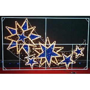 STARKING  DECOR Holiday Outdoor 2d Led Pole Motif Light For Street Decoration