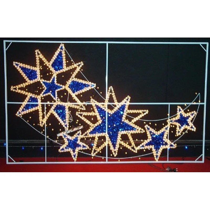 STARKING  DECOR Holiday Outdoor 2d Led Pole Motif Light For Street Decoration
