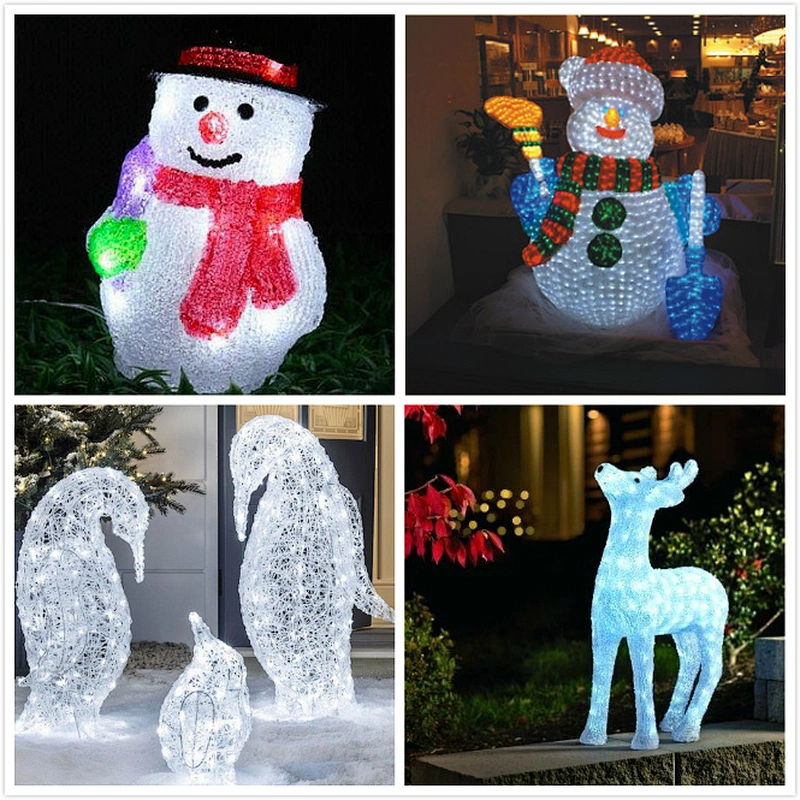 Outdoor waterproof LED 3D Street light Decoration Christmas Motif Light