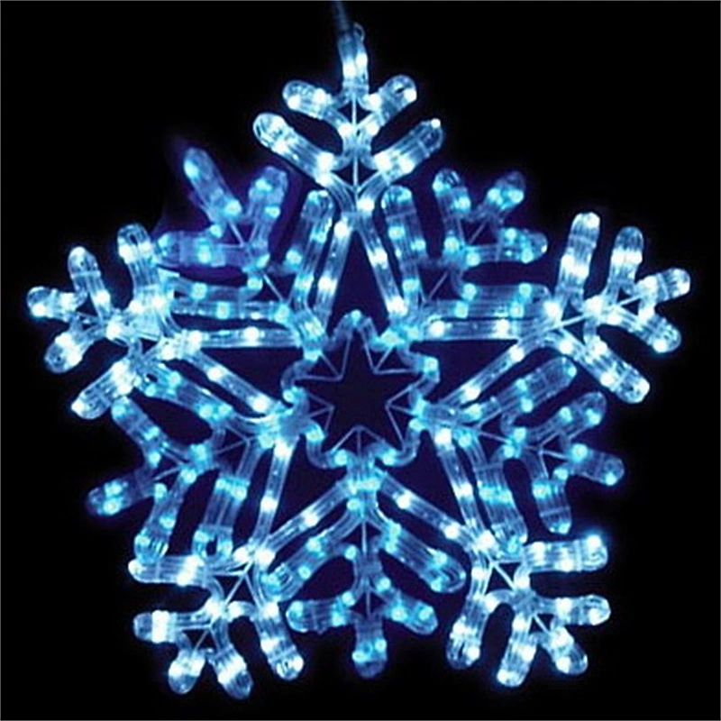 New design 8 Functional effects street motif decor Outdoor Led Snowflake Christmas Lights