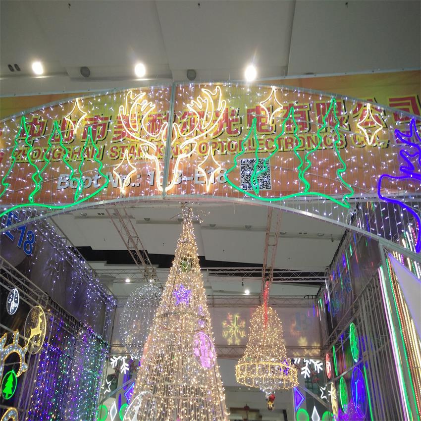 3D   Christmas Tree shape  led string light Holiday   Halloween landscape decoration  led motif light