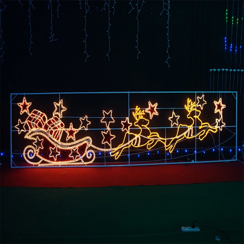 christmas outdoor commercial project led 3d street decorative motif   lighting