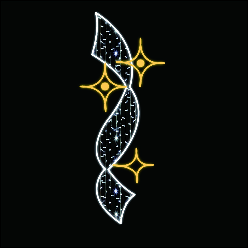 Best price nice Custom commercial Outdoor LED Christmas Decorations Motifs Cross Street Light waterproof ip65