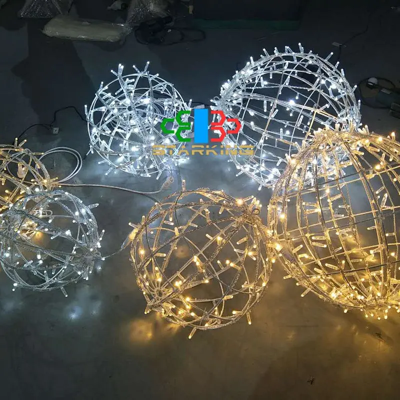 Outdoor Waterproof Light BALL Christmas Decorative LED String Light Holiday Wedding Indoor outdoor ball Luminous Party