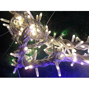 10M 100 LED  outdoor waterproof wholesale dazzle color atmosphere foil cold-resistant  led IP65 rubber string light